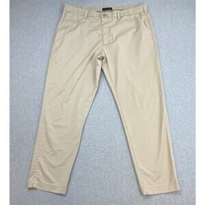 Banana Republic Pants Mens‎ 38 x 32 Beige Cotton Blend Stretch Slim Fit Chino